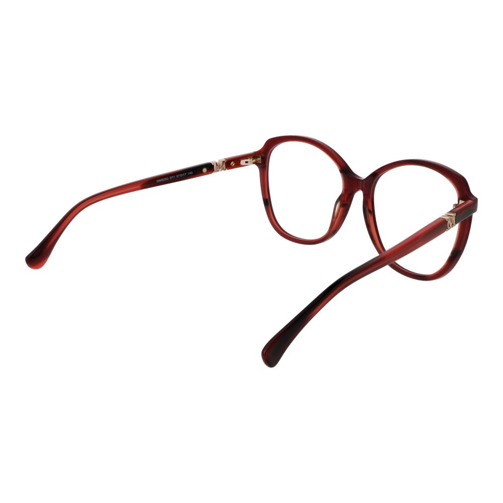 Max Mara Burgundy Plastic Glasses (Frames) - ClickThatClicks 