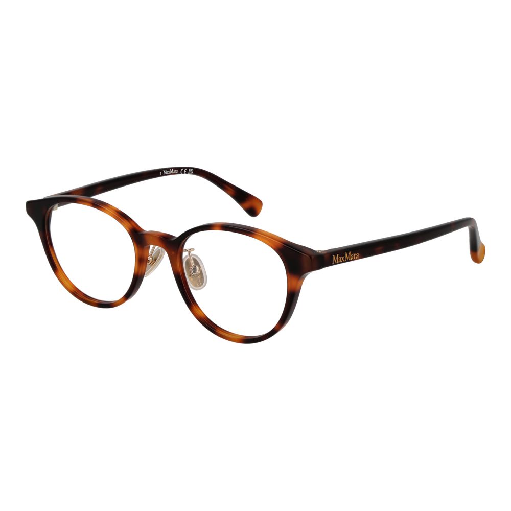 Max Mara Brown Acetate Glasses (Frames) - ClickThatClicks 