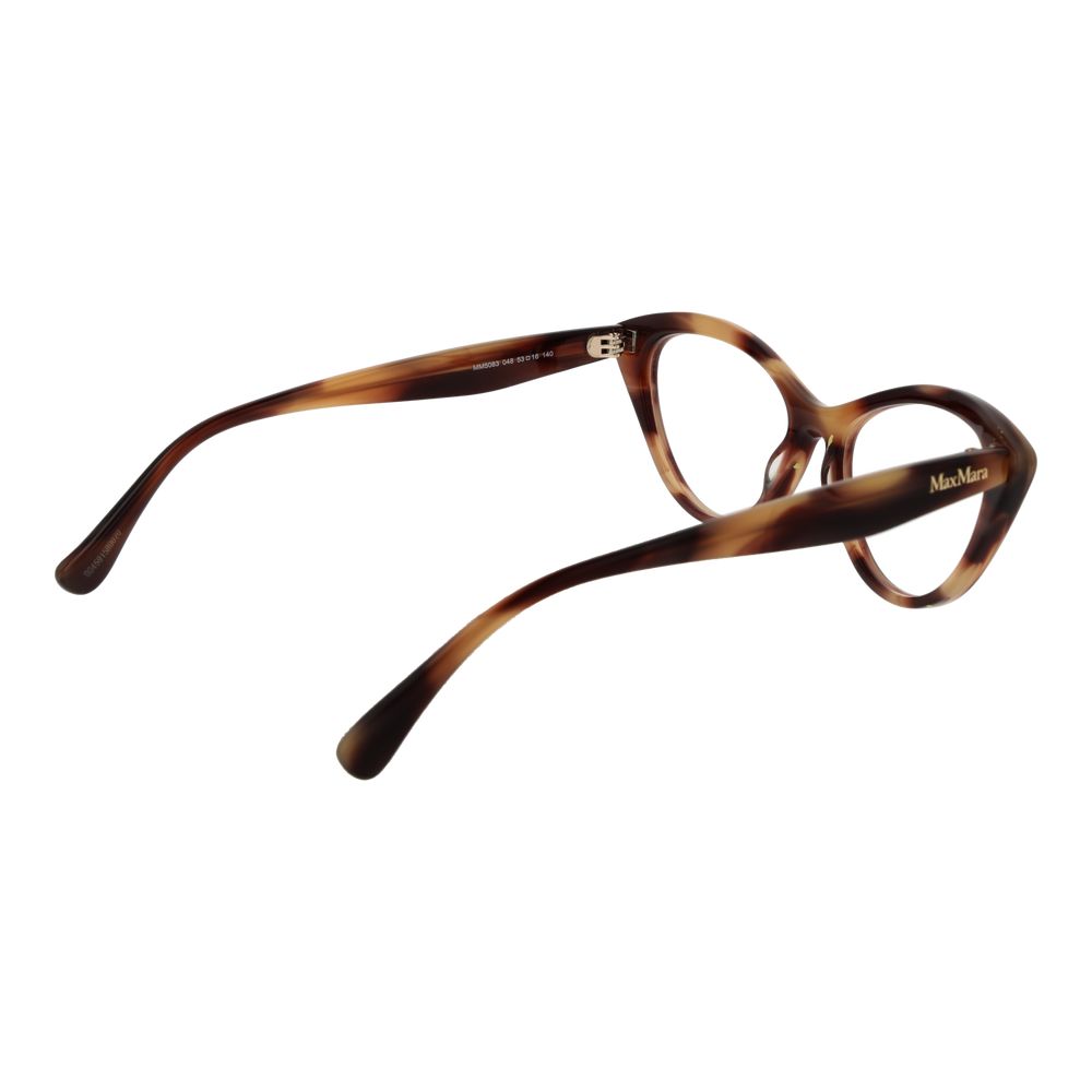 Max Mara Brown Acetate Glasses (Frames) - ClickThatClicks 