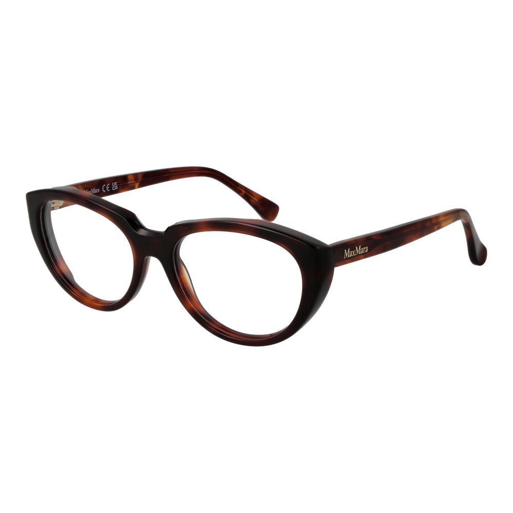 Max Mara Brown Acetate Glasses (Frames) - ClickThatClicks 