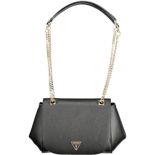 Guess Jeans Nero Poliuretano Women Handbag - ClickThatClicks 