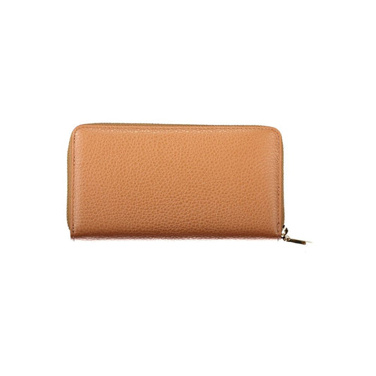 Coccinelle Marrone Leather Woman Wallet - ClickThatClicks 