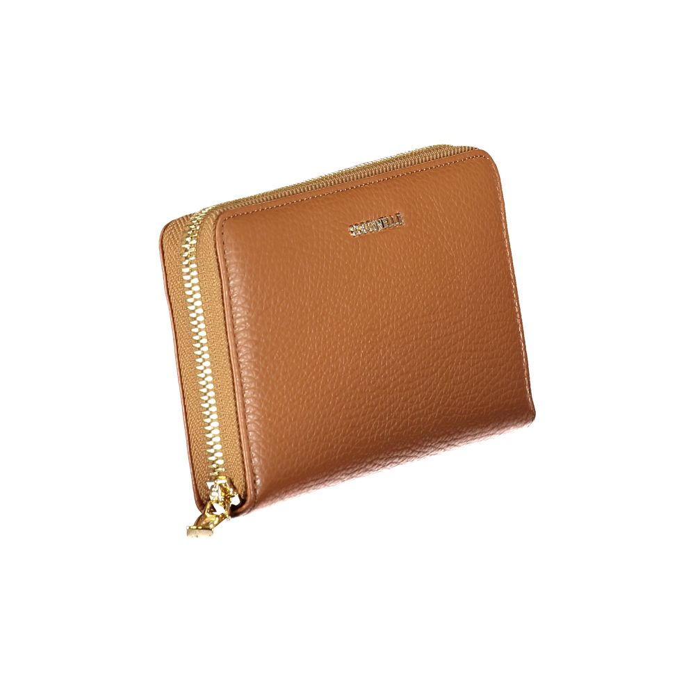 Coccinelle Marrone Leather Woman Wallet - ClickThatClicks 