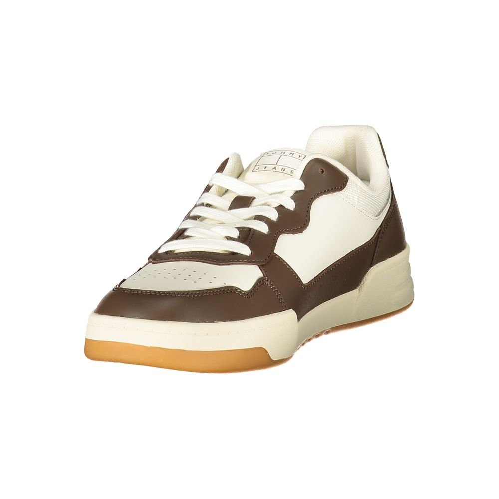 Tommy Hilfiger White Polyurethane Men Sneaker - ClickThatClicks 