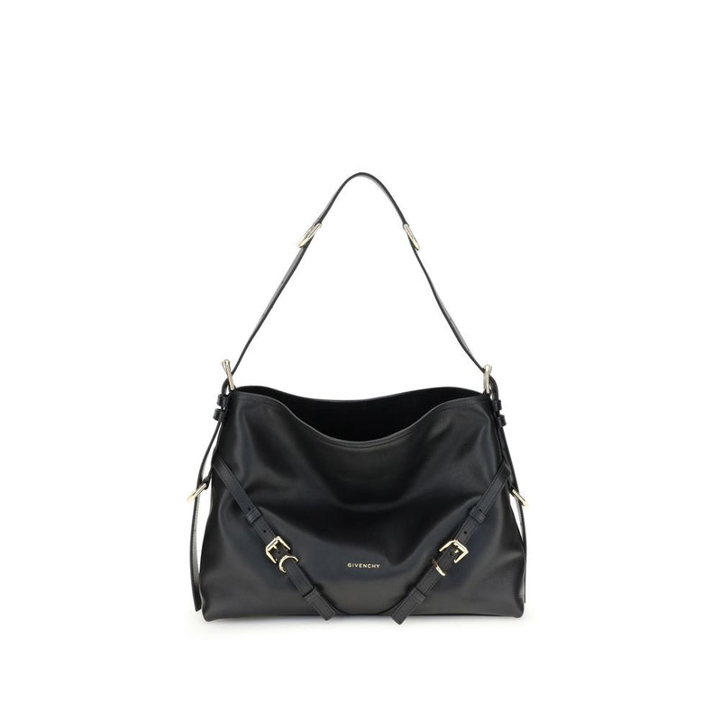 Givenchy Black Calf Leather Bos Taurus Shoulder Bag