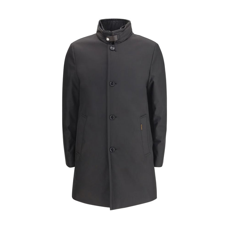 MooRER Black Polyester Coat