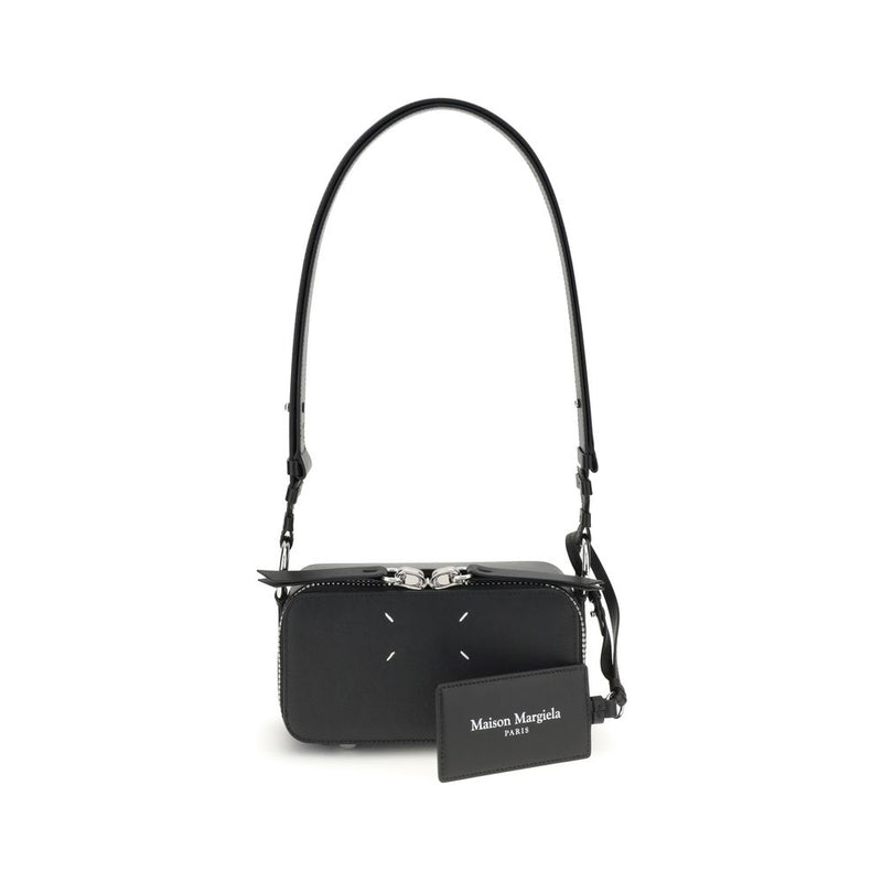 Margiela Black Calf Leather Bos Taurus Shoulder Bag