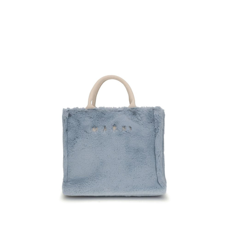 Marni Light Blue Polyester Handbag