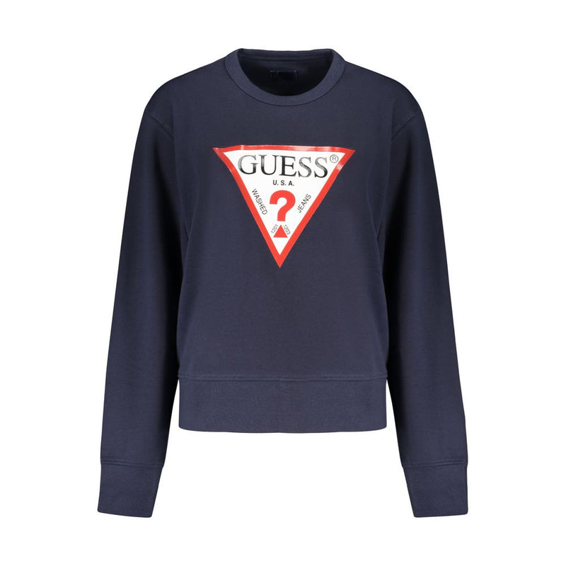 Guess Jeans Blue Cotton Women Sweater