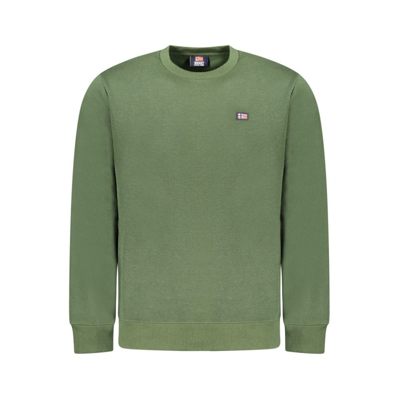 Norway 1963 Green Cotton Men Sweater
