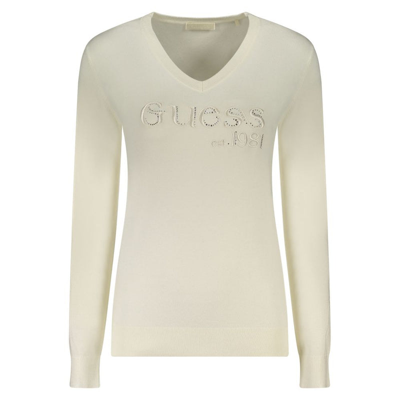 Guess Jeans White Viscose Women Sweater