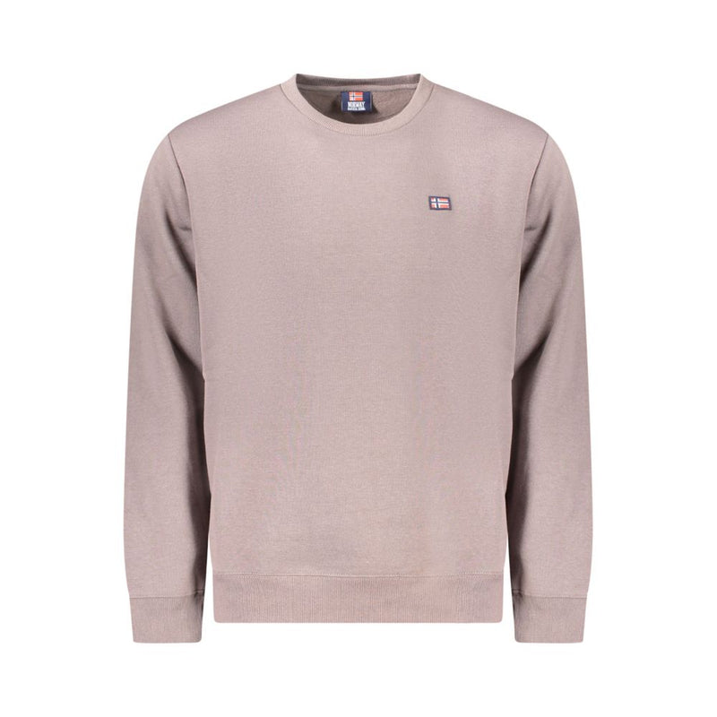 Norway 1963 Brown Cotton Men Sweater