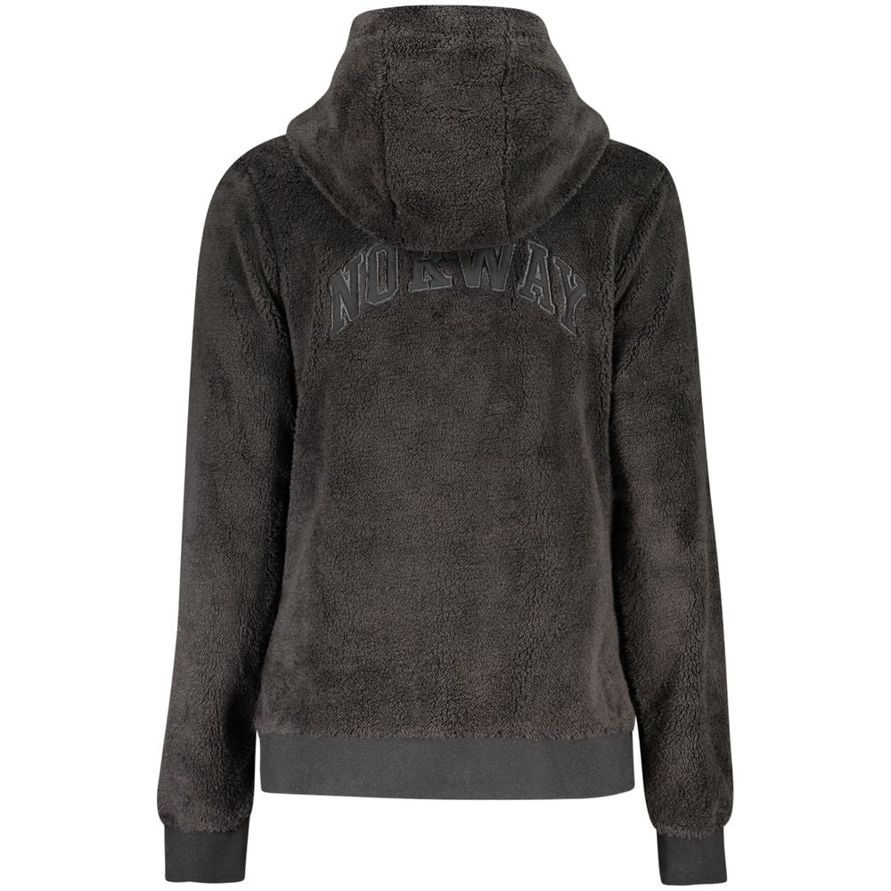 Norway 1963 Nero Polyester Women's Jacket - ClickThatClicks 