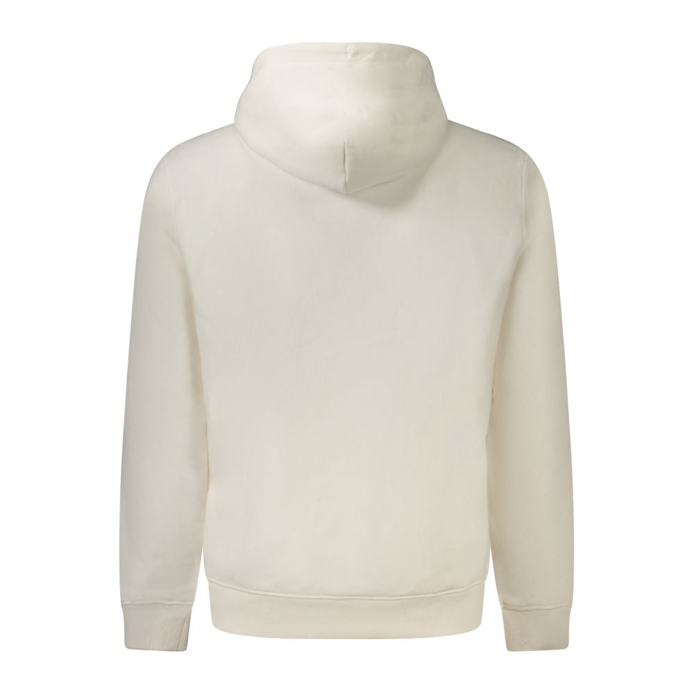 Tommy Hilfiger White Cotton Men's Hooded Sweatshirt - ClickThatClicks 