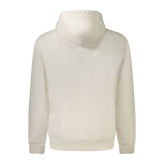 Tommy Hilfiger White Cotton Men's Hooded Sweatshirt - ClickThatClicks 