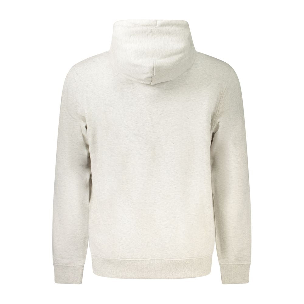 Tommy Hilfiger Gray Cotton Mens Hoodie - ClickThatClicks 