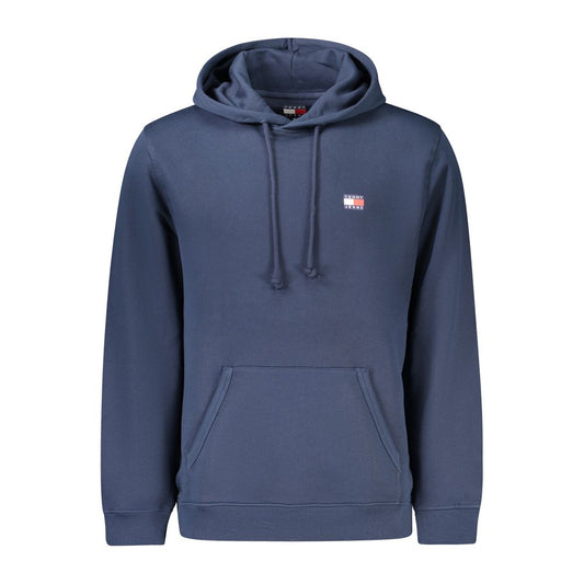 Tommy Hilfiger Blue Cotton Men's Hoodie - ClickThatClicks 
