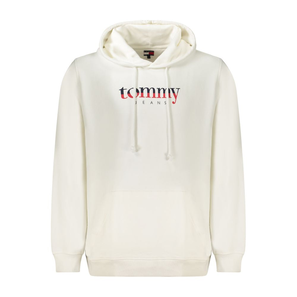 Tommy Hilfiger White Cotton Men Sweatshirt - ClickThatClicks 