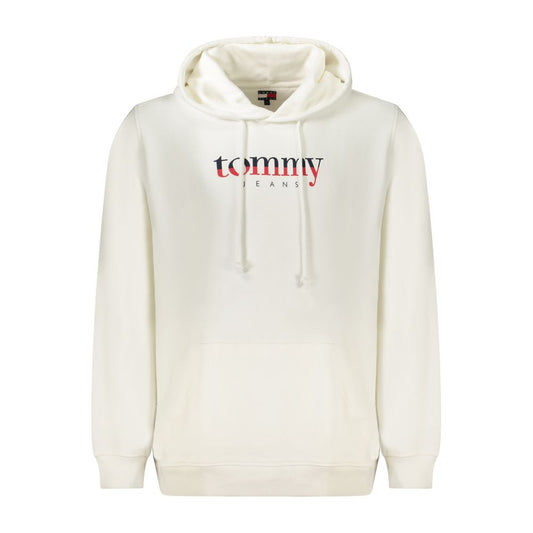 Tommy Hilfiger White Cotton Men Sweatshirt - ClickThatClicks 