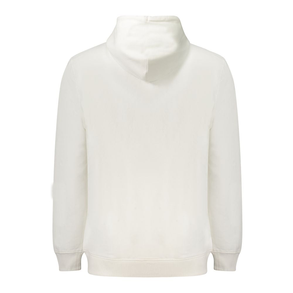 Tommy Hilfiger White Cotton Men Sweatshirt - ClickThatClicks 