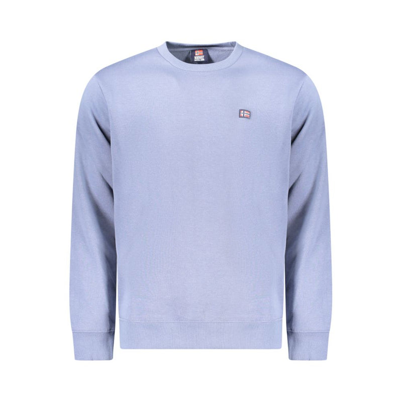 Norway 1963 Blue Cotton Men Sweater
