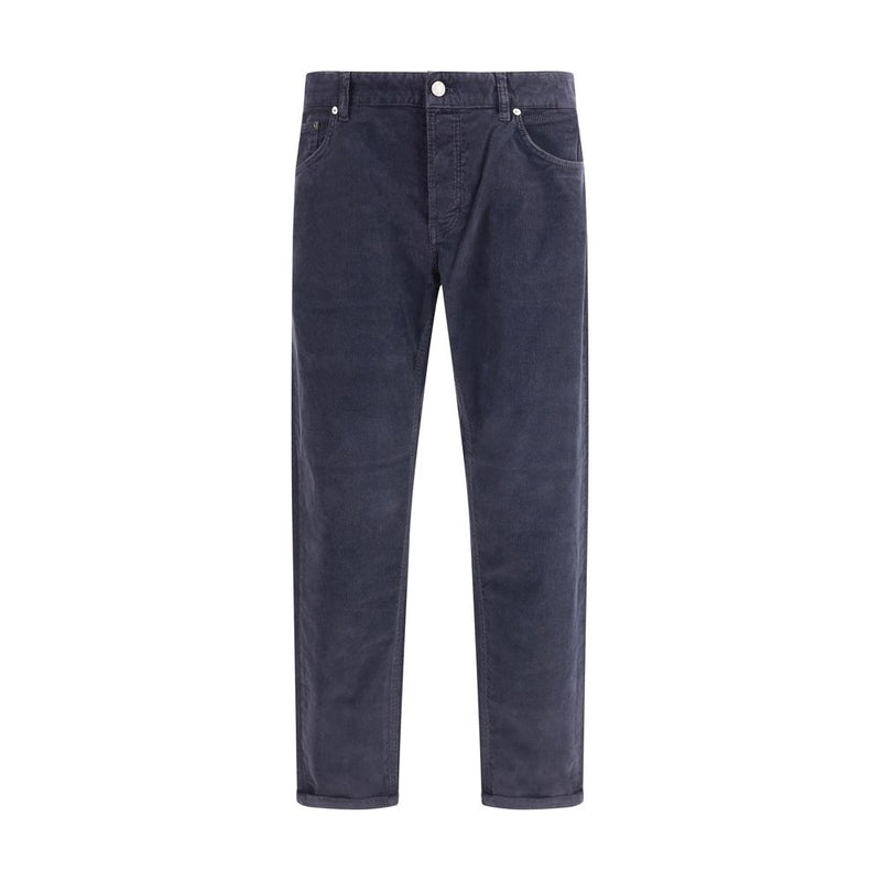 PT Torino Blue Cotton Casual Pants