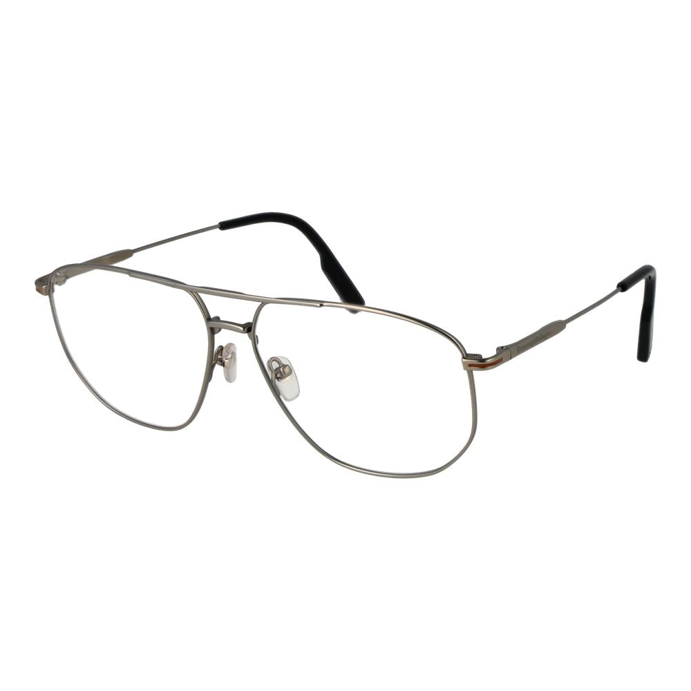 Ermenegildo Zegna Silver Titanium Glasses (Frames)