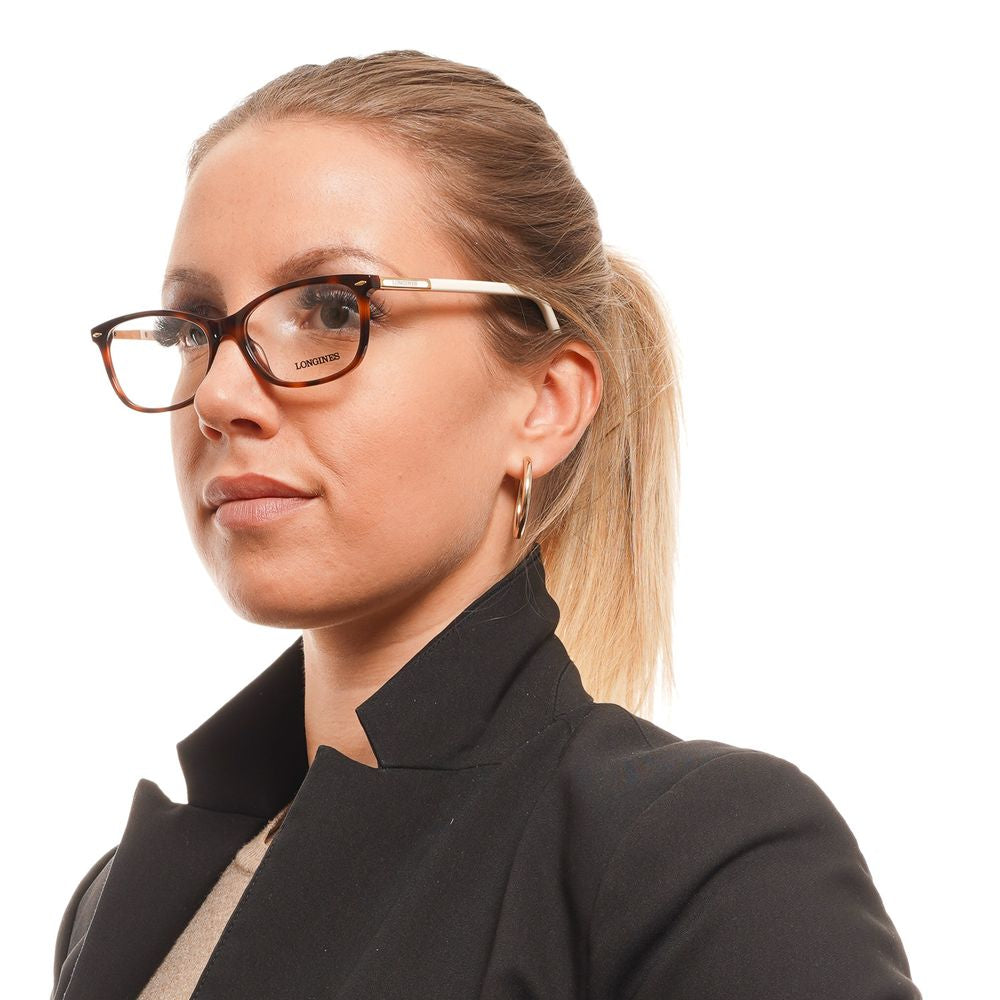 Longines Brown Acetate Glasses (Frames) - ClickThatClicks 