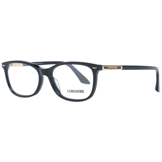 Longines Black Plastic Glasses (Frames) - ClickThatClicks 