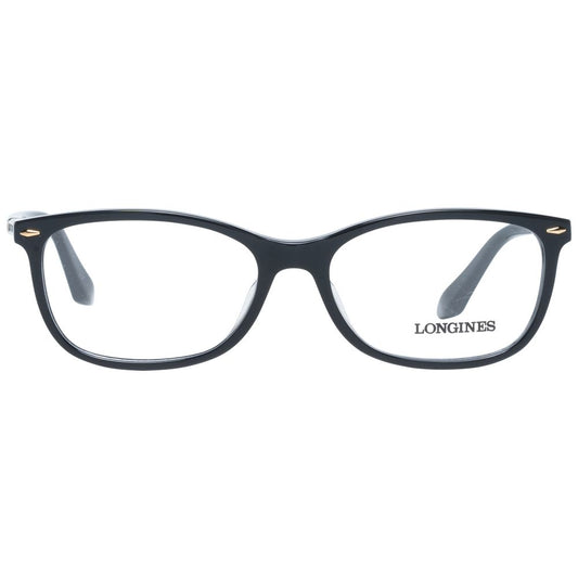 Longines Black Plastic Glasses (Frames) - ClickThatClicks 