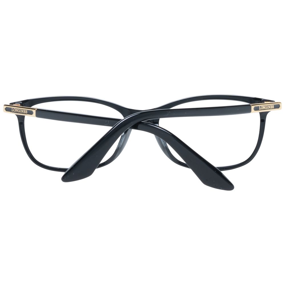 Longines Black Plastic Glasses (Frames) - ClickThatClicks 