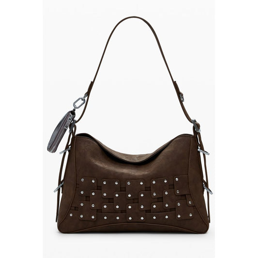 Desigual Marrone Poliuretano Women Handbag - ClickThatClicks 