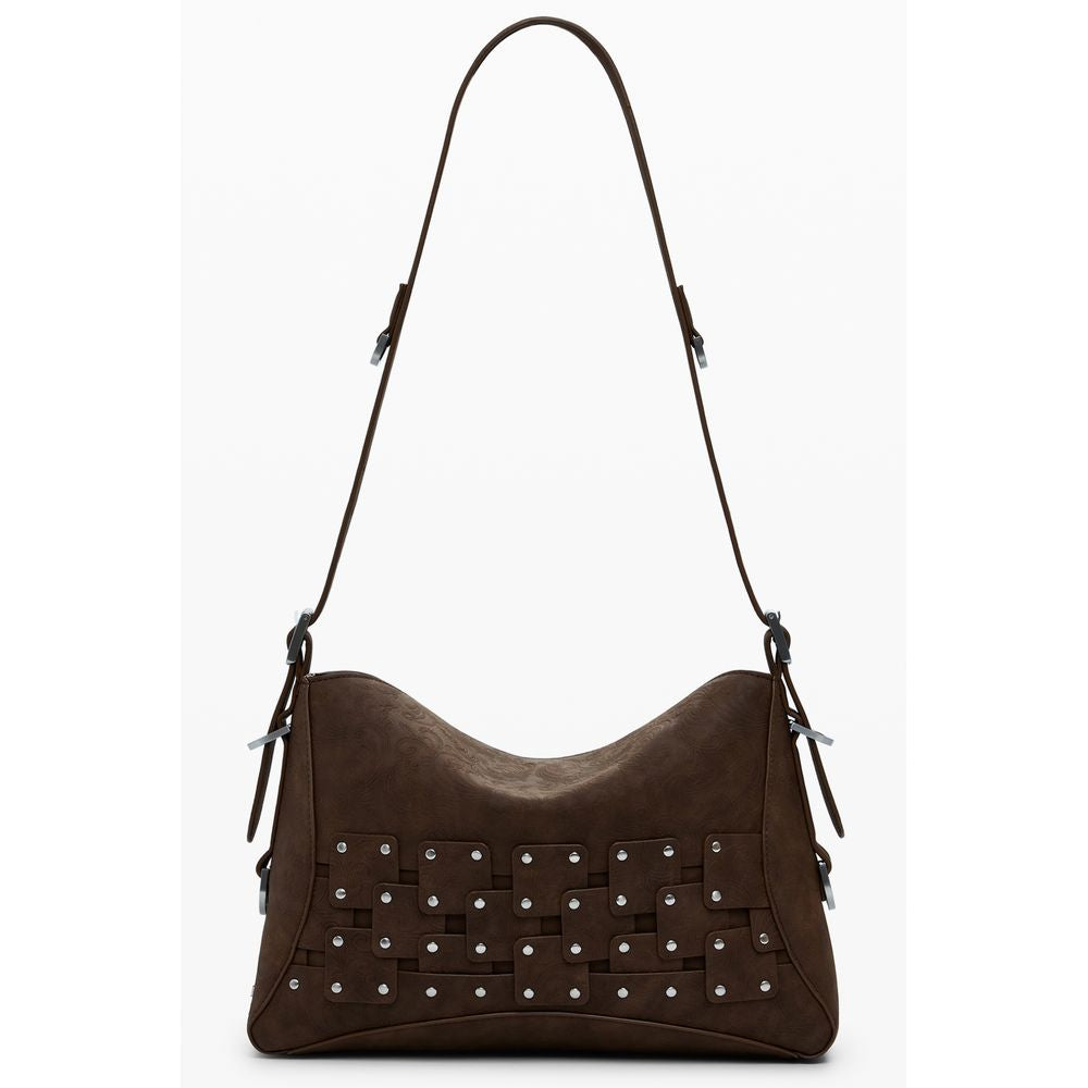 Desigual Marrone Poliuretano Women Handbag - ClickThatClicks 