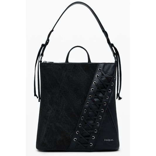 Desigual Bronzo Polyurethane Women Handbag - ClickThatClicks 