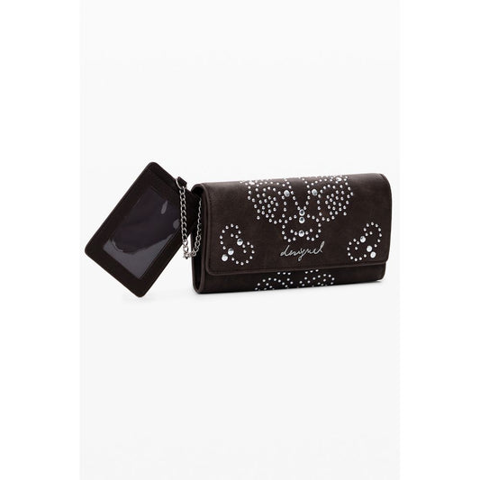 Desigual Marrone Poliuretano Women Wallet - ClickThatClicks 