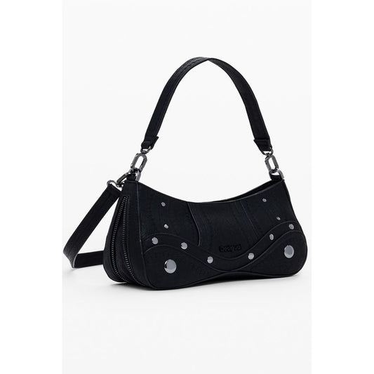 Desigual Black Polyurethane Women Handbag - ClickThatClicks 