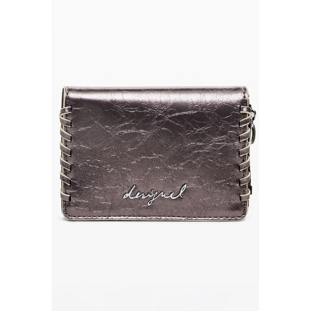 Desigual Bronzo Polyurethane Women Wallet - ClickThatClicks 