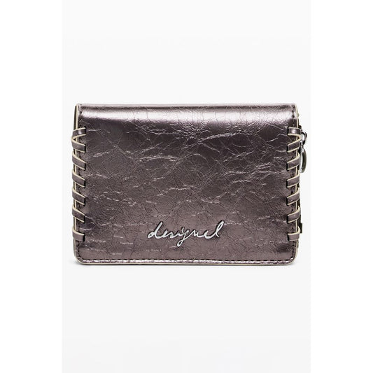 Desigual Bronzo Polyurethane Women Wallet - ClickThatClicks 