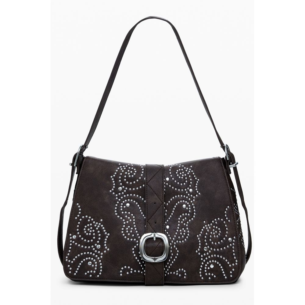 Desigual Marrone Poliuretano Women Handbag - ClickThatClicks 