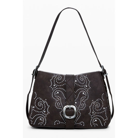 Desigual Marrone Poliuretano Women Handbag - ClickThatClicks 