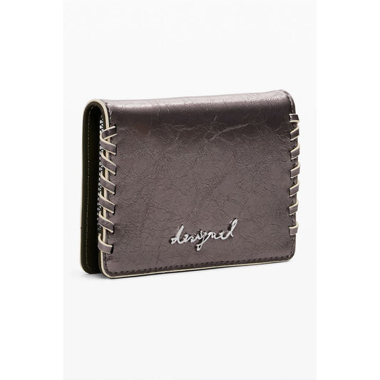 Desigual Bronzo Polyurethane Women Wallet - ClickThatClicks 