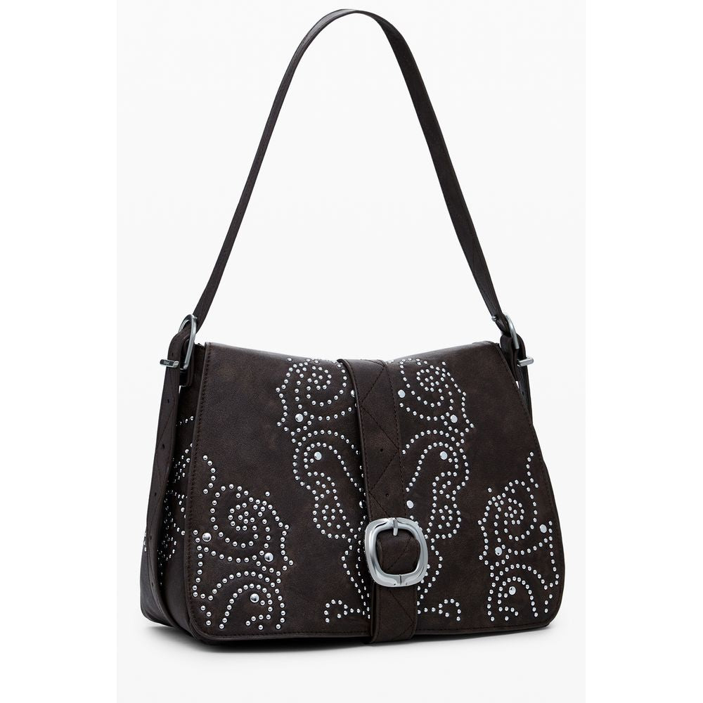 Desigual Marrone Poliuretano Women Handbag - ClickThatClicks 