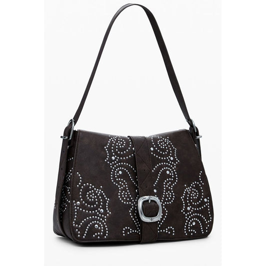 Desigual Marrone Poliuretano Women Handbag - ClickThatClicks 