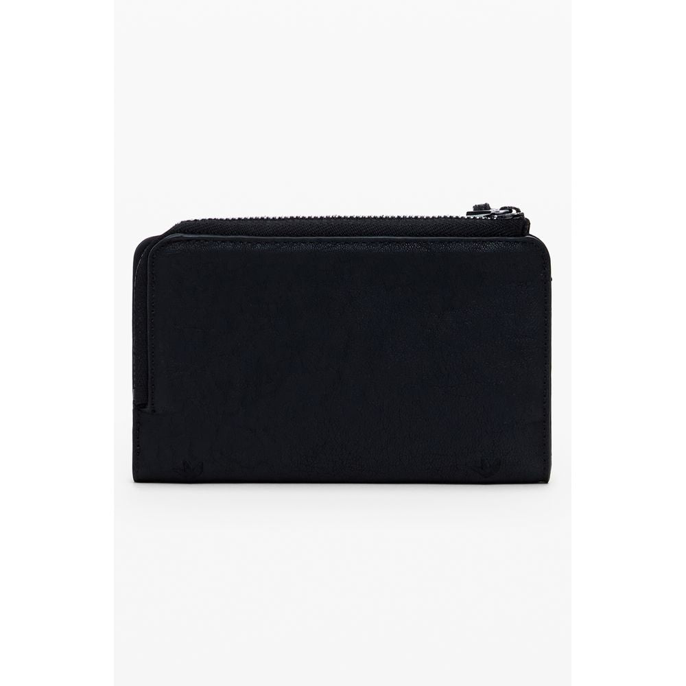 Desigual Nero Poliuretano Women Wallet - ClickThatClicks 