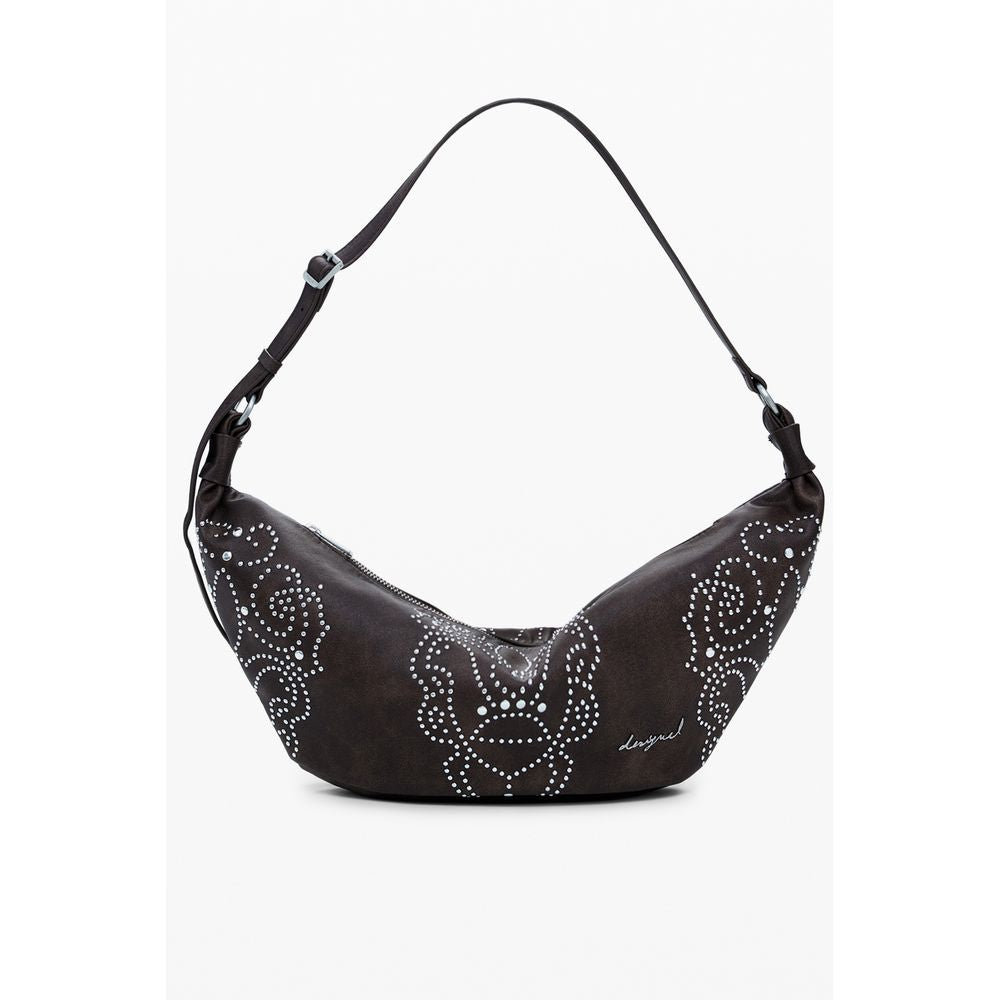 Desigual Brown Polyethylene Women Handbag - ClickThatClicks 