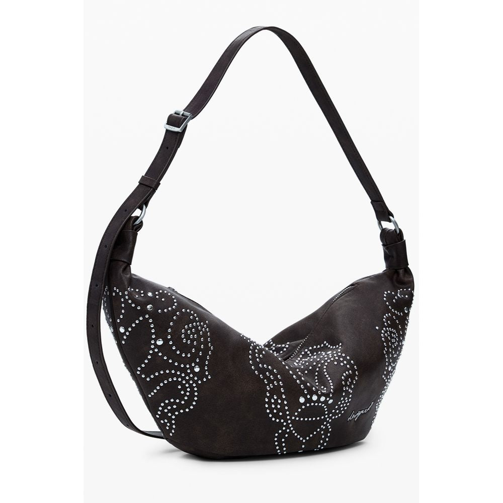 Desigual Brown Polyethylene Women Handbag - ClickThatClicks 