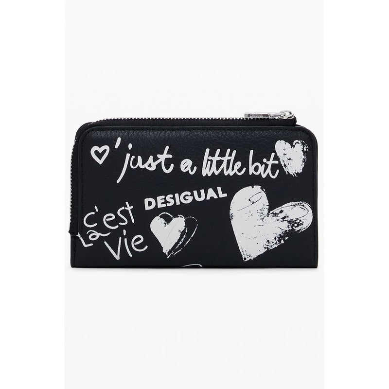Desigual Black Polyethylene Women Wallet