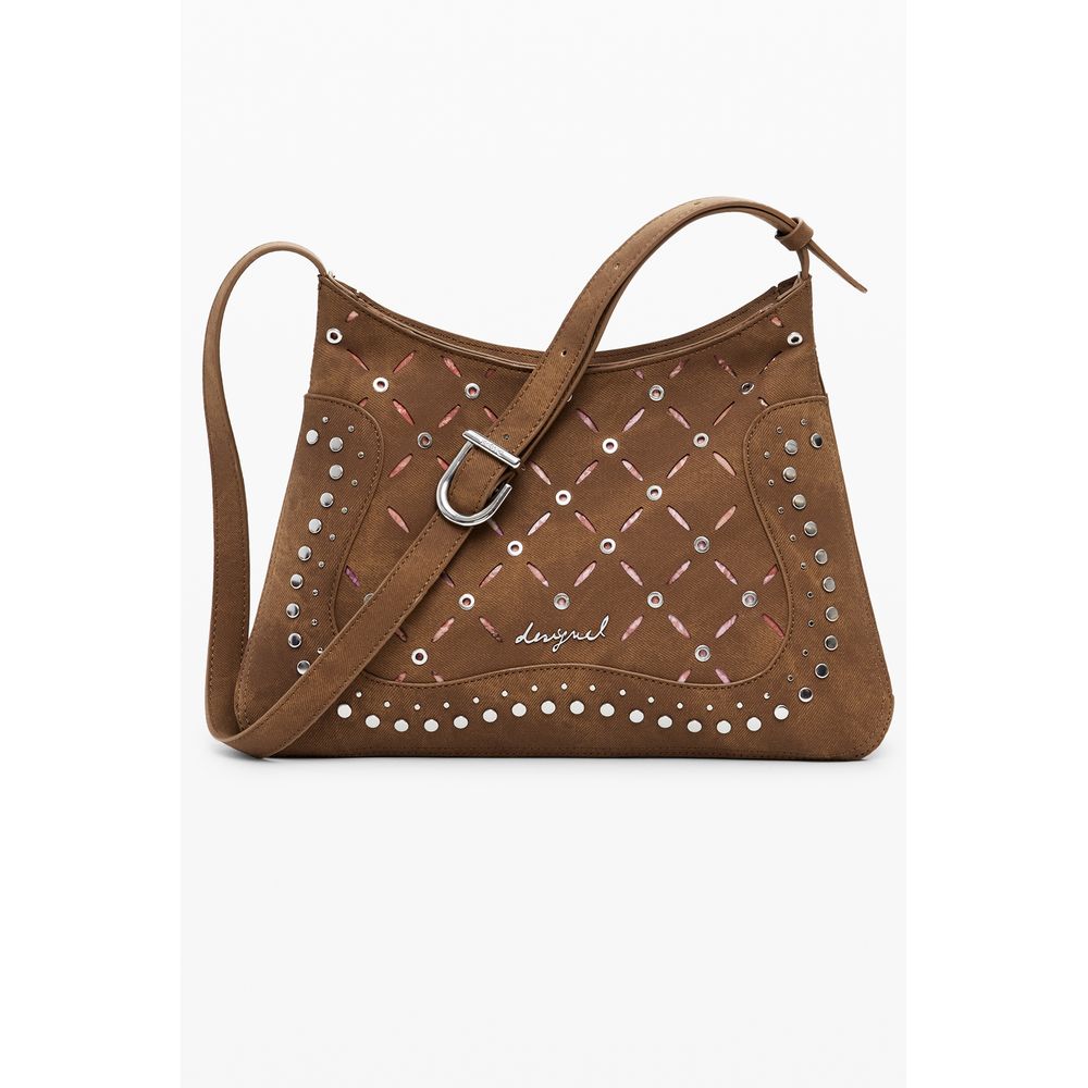 Desigual Marrone Poliuretano Women Backpack - ClickThatClicks 