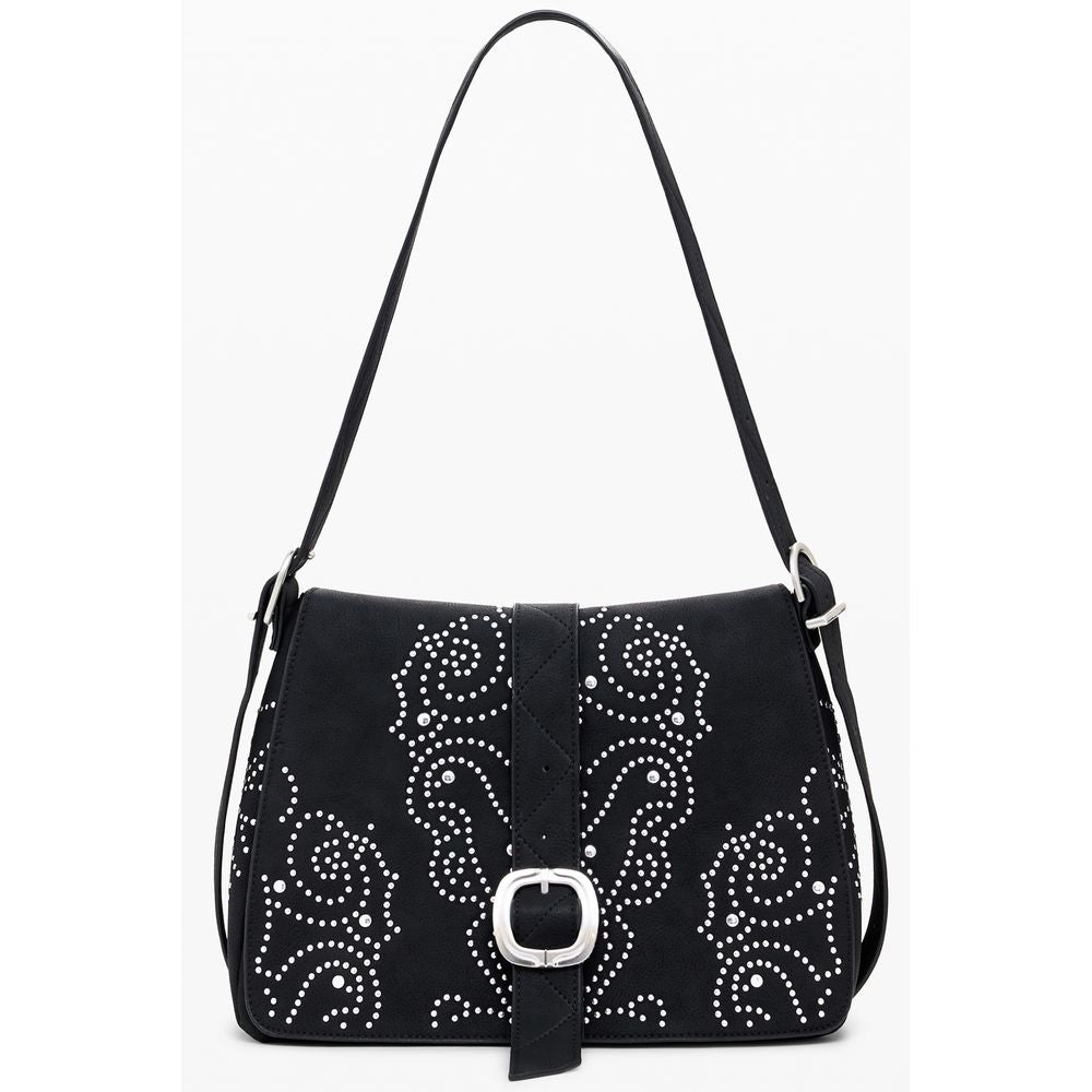 Desigual "Black Polyurethane Women's Handbag" - ClickThatClicks 
