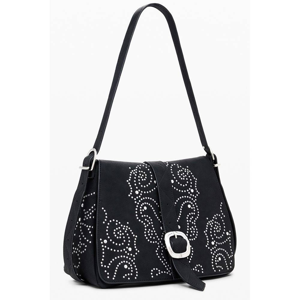 Desigual "Black Polyurethane Women's Handbag" - ClickThatClicks 